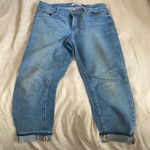 Loft Straight leg high waisted jeans